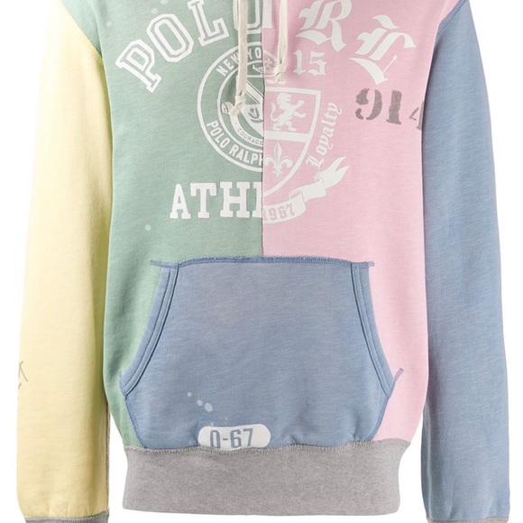 Polo Ralph Lauren Vintage Patchwork Hoodie - Picture 3 of 13
